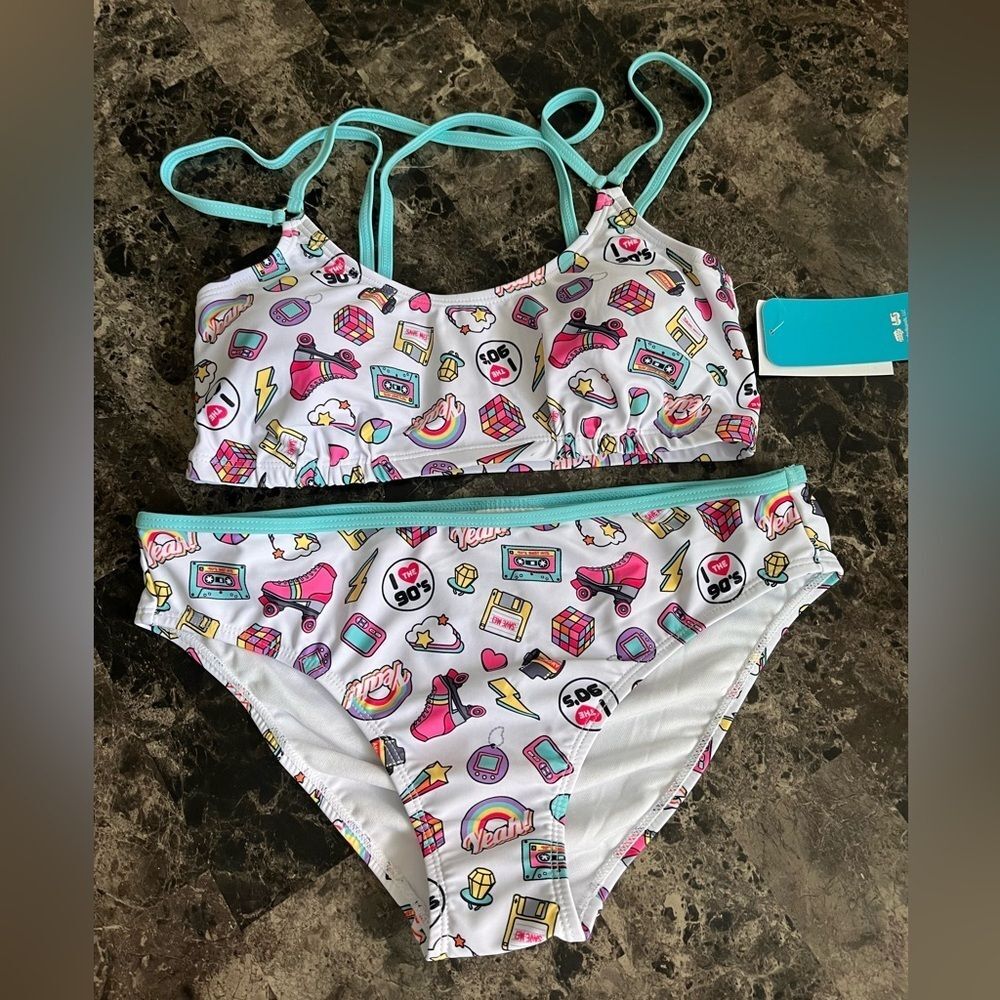 UNDERCURRENT Graphic Strappy Bikini
